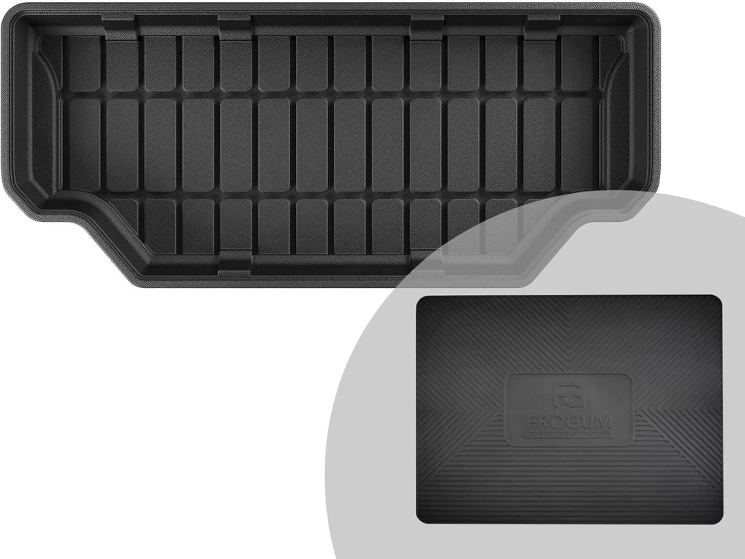 FROGUM ProLine 3D Gummimatte Exklusive Auto Kofferraummatte Kofferraumwanne für Tesla Model S ab 201