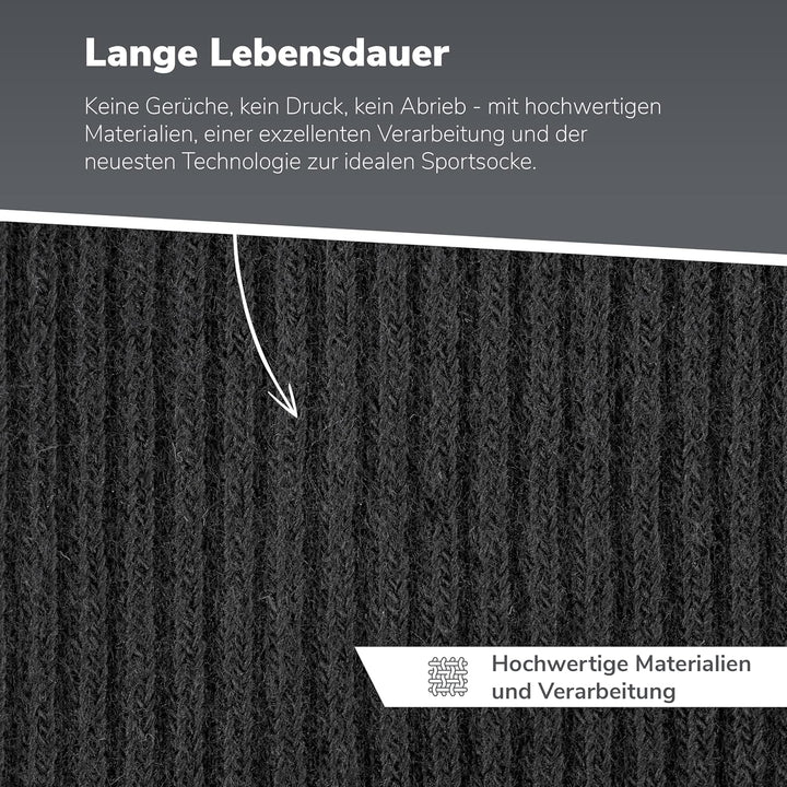 Safersox Mückenschutz Socken für Safari, Tropen, Garten &amp; Outdoor – Damen &amp; Herren 35-38 3er Vorteil