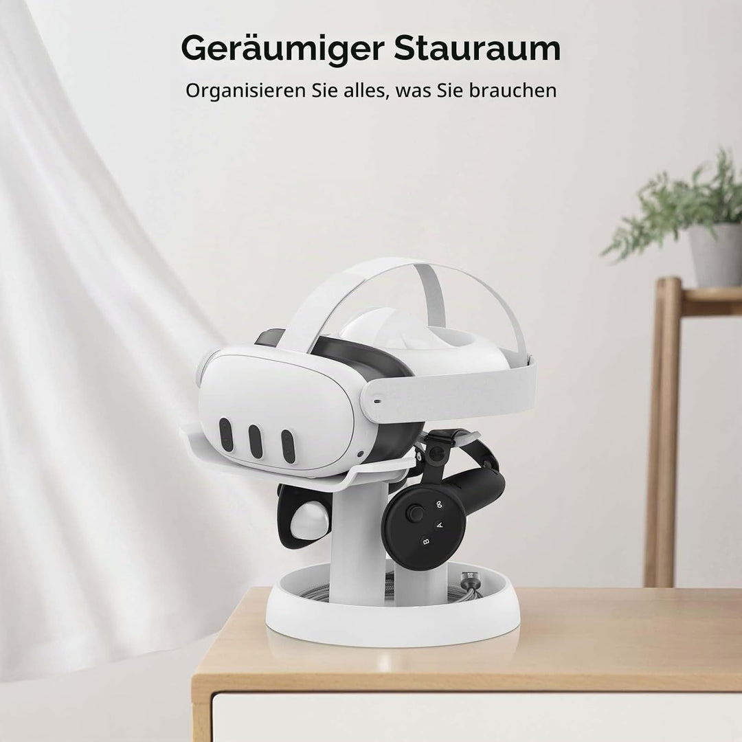 AMVR VR Stand Kompatibel mit Meta Quest 3s/Quest 3/Quest 2/Vision Pro/Pico 4 - Universal VR Headset