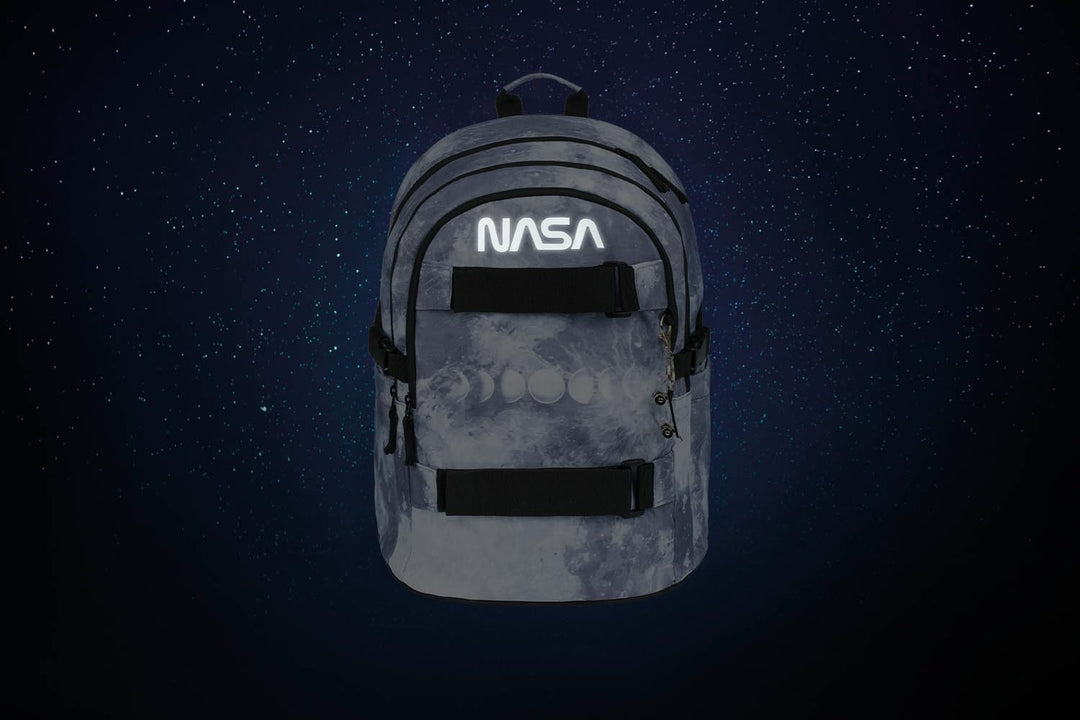 Baagl Schulrucksack für Jungen Mädchen Teenager - Skateboard Rucksack - Kinderrucksack mit Laptopfac
