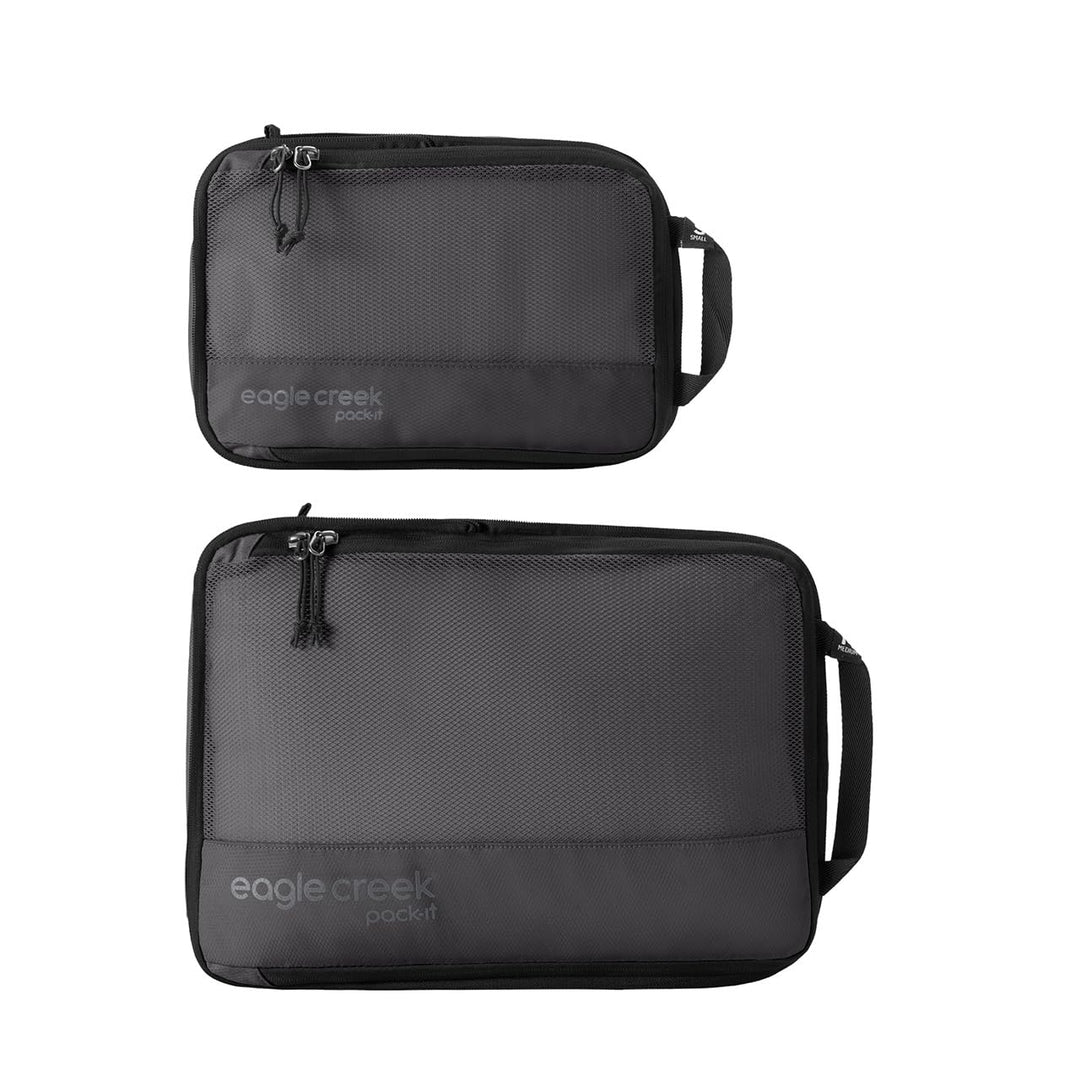 Eagle Creek Pack-It Reveal Kompressions-Packwürfel Set S/M I 2er Set mit Mesh-Sichtfenster I Bis zu