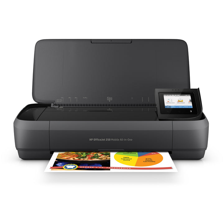HP OfficeJet 250 mobiler Multifunktionsdrucker (Drucker Scanner, Kopierer, WLAN, HP ePrint, Wifi Dir