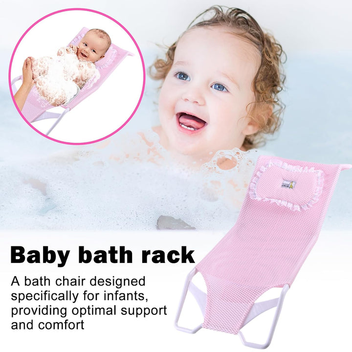Baby-Badesitz-Stütznetz, Baby-Badewannen-Netzkissen, bequem, atmungsaktiv, Neugeborenen-Duschbademat