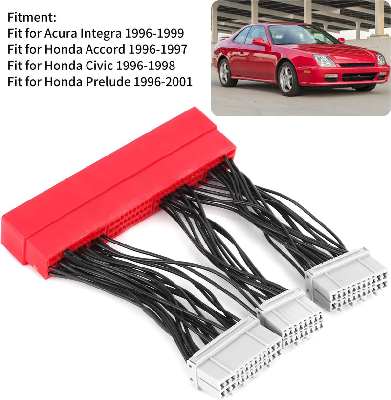 ECU-Umwandlungskabelbaum, OBD2A-auf-OBD1-Adapter, ausgezeichnetes tragbares Leichtgewichtler zuverlä