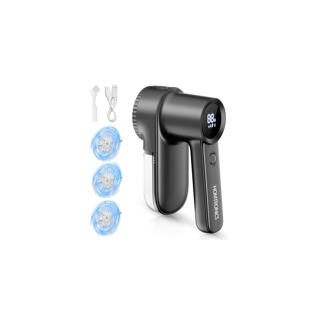 Fusselrasierer Elektrisch, [USB Aufladung- 2000mAh] Fusselrasierer mit LED-Digitalanzeige, 3 Einstel