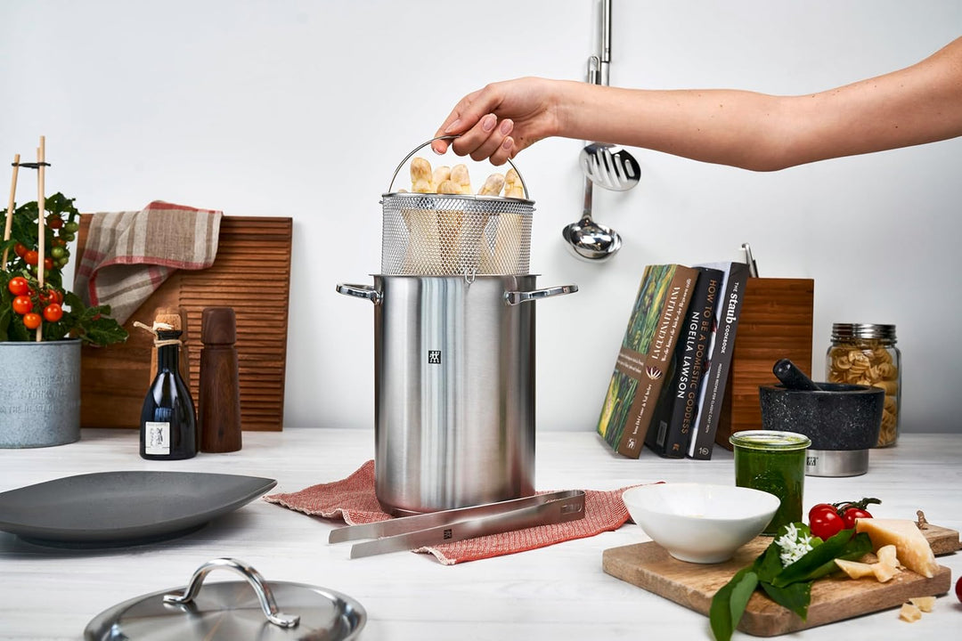 ZWILLING TWIN Specials Spargel-/Nudeltopf, 16cm, 4,5 L, Für alle Herdarten geeignet, Edelstahl, Silb