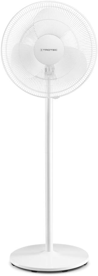 TROTEC Standventilator TVE 23 S – 50 Watt, oszillierend 80°, 3 Stufen, Ø 40 cm, höhenverstellbar, st