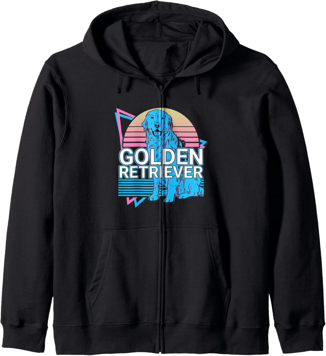 Golden Retriever Retro Kapuzenjacke