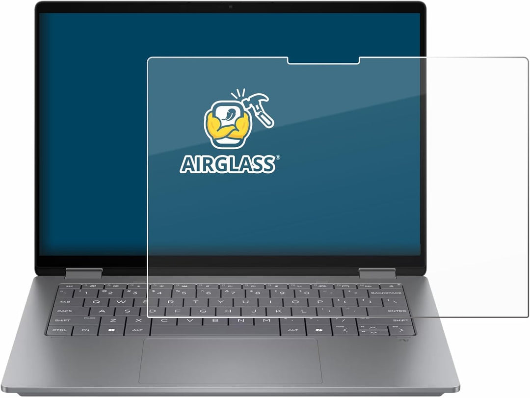 BROTECT Schutzglas für HP OmniBook X Flip 14 Schutzfolie Panzer Folie Glas Displayschutz Made in Ger