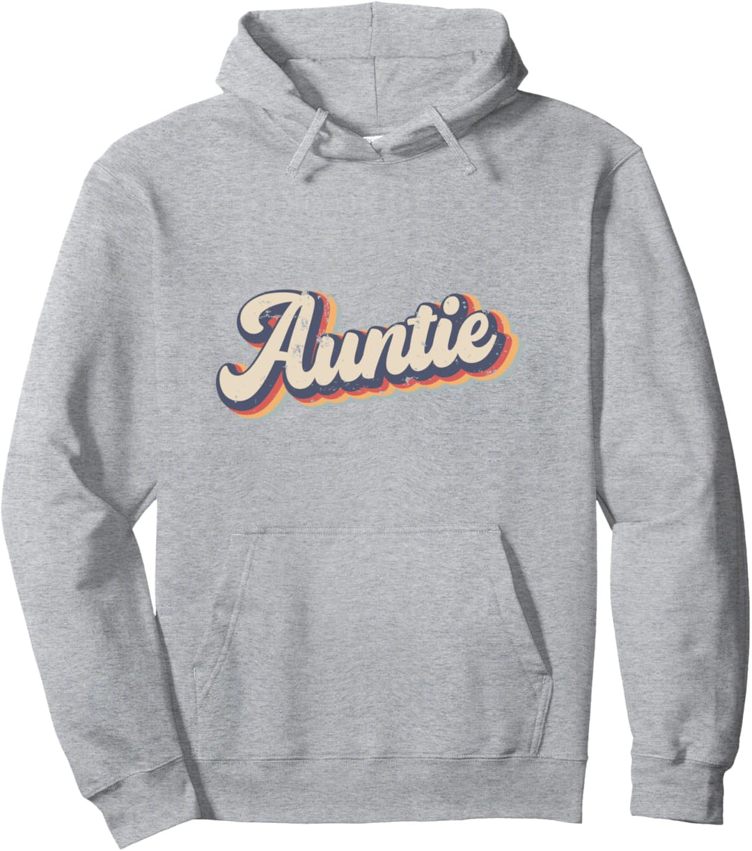 Auntie Vintage Rainbow Pullover Hoodie