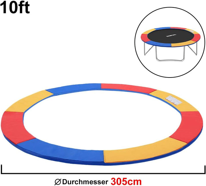 NAIZY Trampolin Randabdeckung Trampolinabdeckung UV-Schutz Reissfest Trampolin Umrandung PVC PE Tram