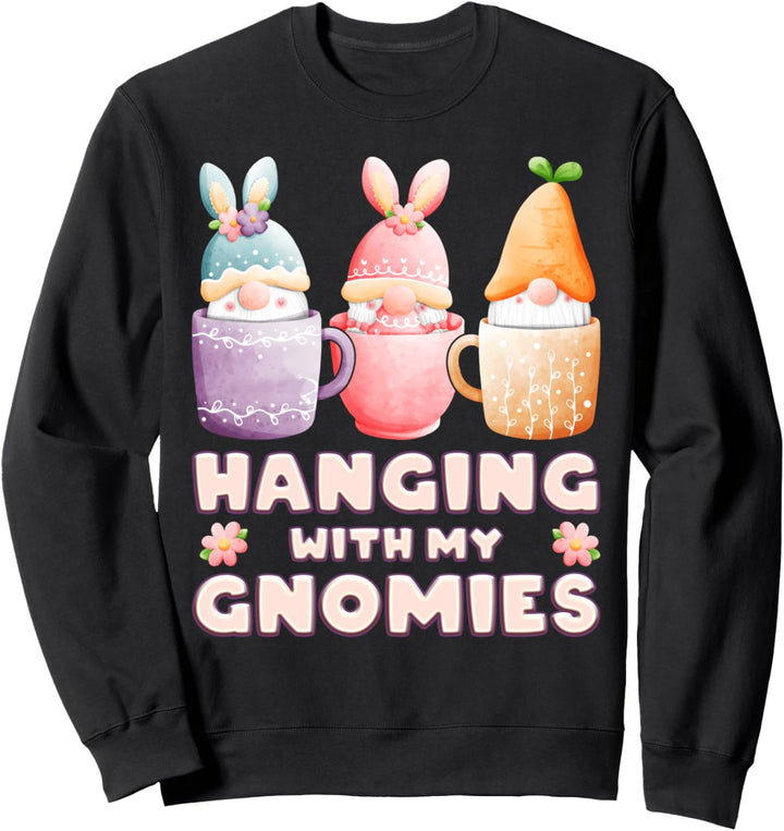 Ostern, Osterwichtel mit Hasenohren, Tassen Gnome Sweatshirt