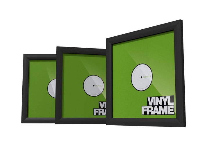 Glorious Vinyl Frame Set Black - 3x Vinyl Cover Rahmen für 12" Platten, einfaches Anbringen und Aust