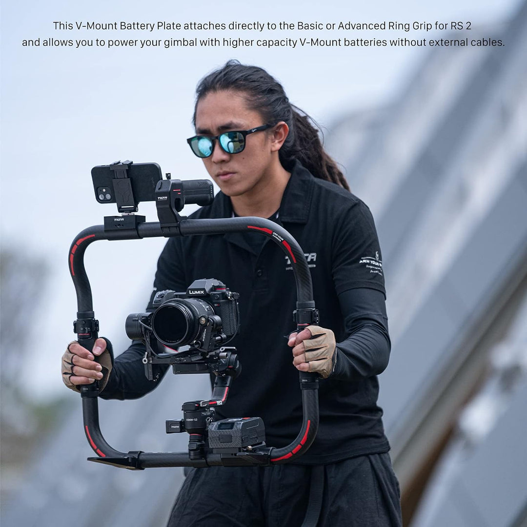 TILTA TGA-RG-V V-Mount Battery Plate Batterieplatte für Tilta Basic oder Advanced Ring Grip für DJI