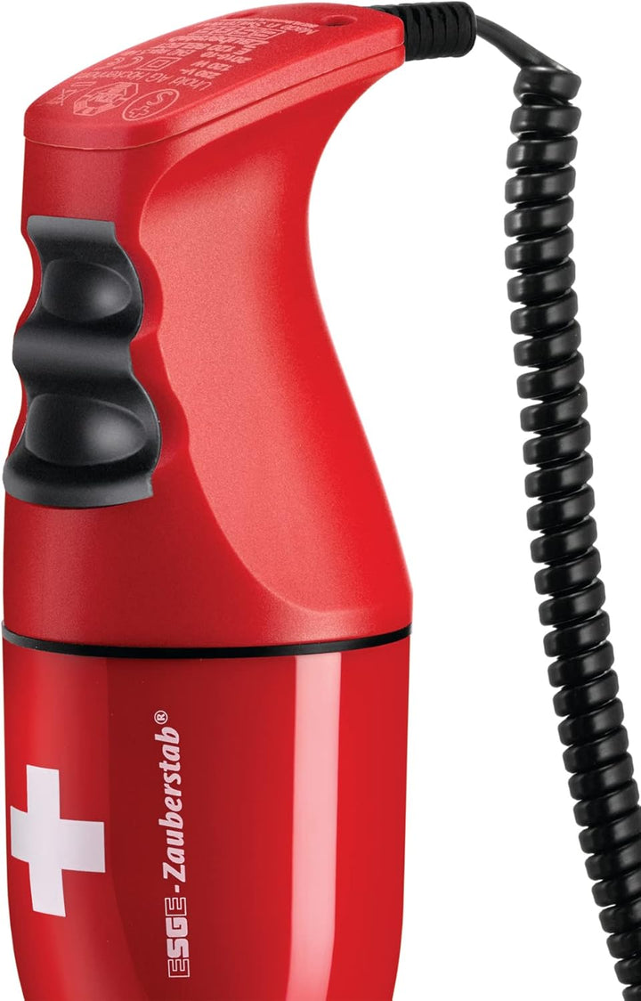 ESGE-Zauberstab E120 Select Premium-Set 902125 rot, Hand - Stabmixer, Pürierstab, inkl. Becher-Set 6