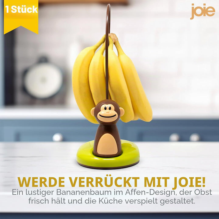 Joie Bananenständer Affe, Kunststoff, Mehrfarbig, 14,6 x 11,4 x 29,2 cm Einzeln, Einzeln