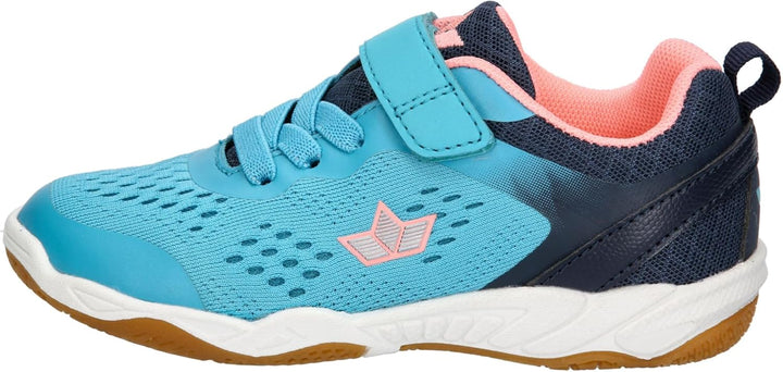 Lico Jungen Key Vs Hallenturnschuh 34 EU Türkis Marine Rosa, 34 EU Türkis Marine Rosa