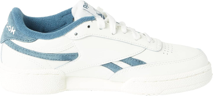 Reebok Unisex Club C RevengeSneaker 34.5 EU Chalk Chalk Hooblu, 34.5 EU Chalk Chalk Hooblu
