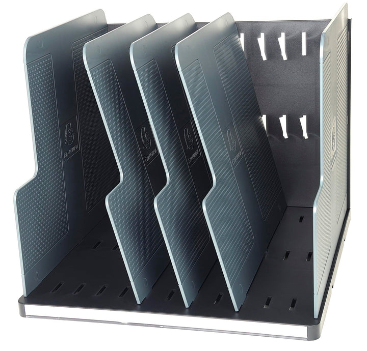 Exacompta 390714D Organizer Modulotop mit 5 Trennwänden aus Recycling-Kunstsoff für DIN A4 Dokumente