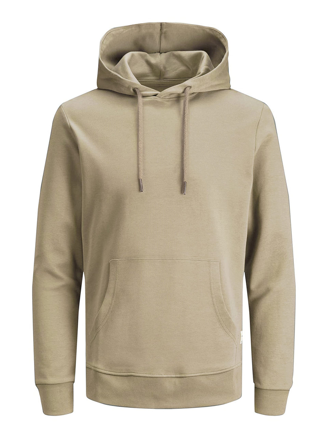 JACK & JONES Male Kapuzenpullover Einfarbig Kapuzenpullover L Crockery, L Crockery