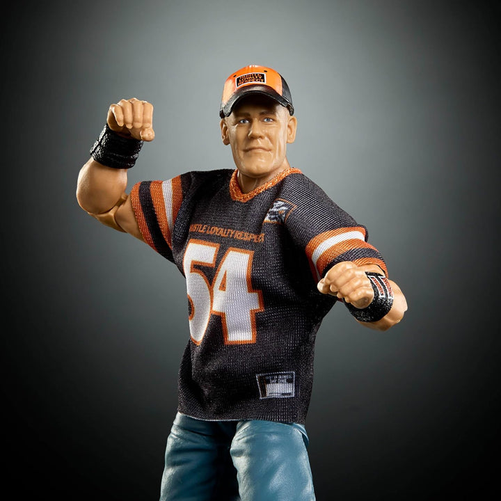 Mattel WWE Elite Collection Actionfigur und Zubehör, Premium Live-Event John Cena-Set, Wrestlemania