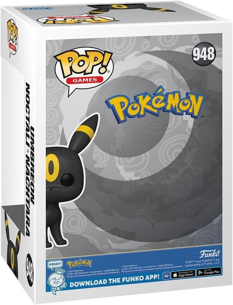 Funko Pop! Games: Pokemon - Umbreon - Nachtara - Vinyl-Sammelfigur - Geschenkidee - Offizielle Hande