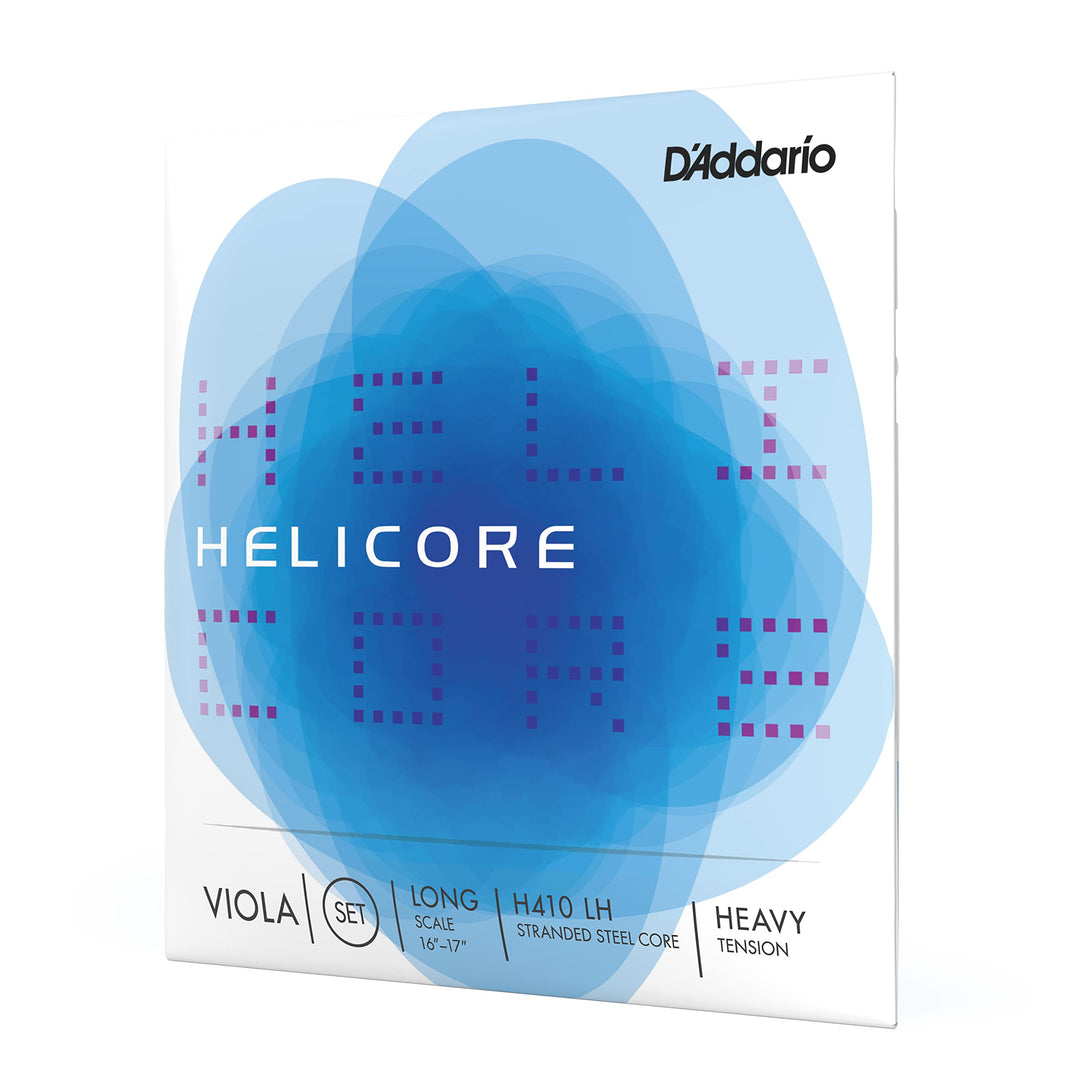 D'Addario H410-LH Helicore Viola Saitensatz mehrfach verdrillter Stahlkern Long Heavy Heavy Set, Hea