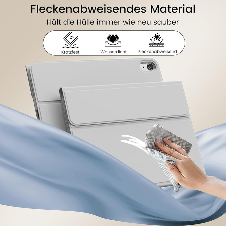 GKABXY Hülle mit Tastatur für iPad Air 11 Zoll 2025 2024 (M3/M2), iPad Air 5 4 2022/2020 10,9 Zoll,