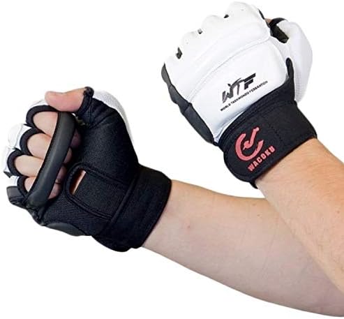 Wacoku Taekwondo-Handschutz WTF Handbandage mit Griffleiste, S