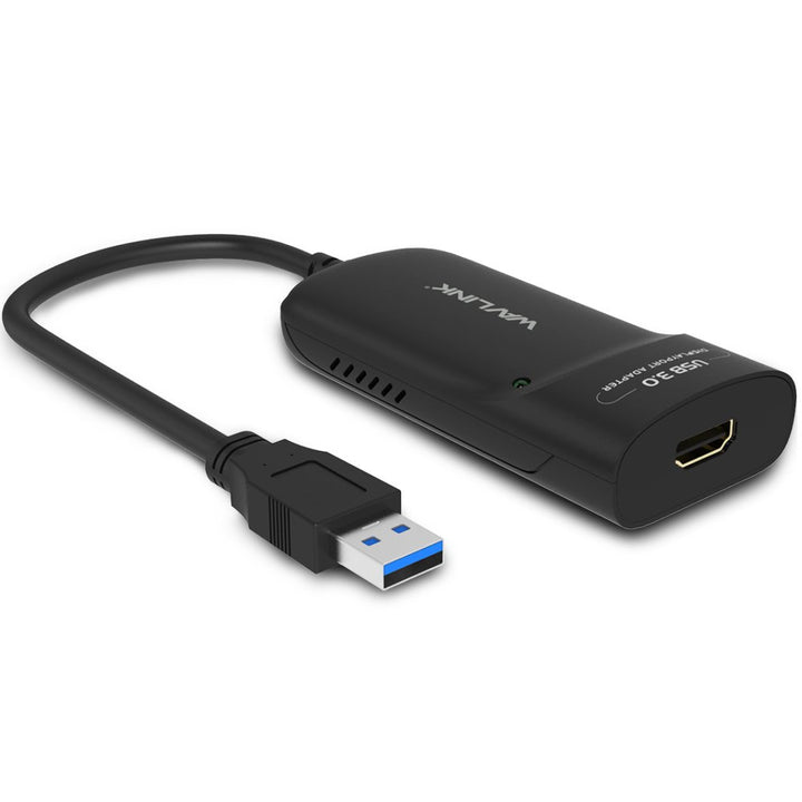 WAVLINK USB 3.0 zu HDMI Adapter Slim Externe Video Karte Display Monitor unterstützt 2048 × 1152 Auf