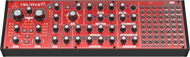 Behringer NEUTRON Paraphonic Analog and Semi-Modular Synthesizer with Dual 3340 VCOs, Multi-Mode VCF