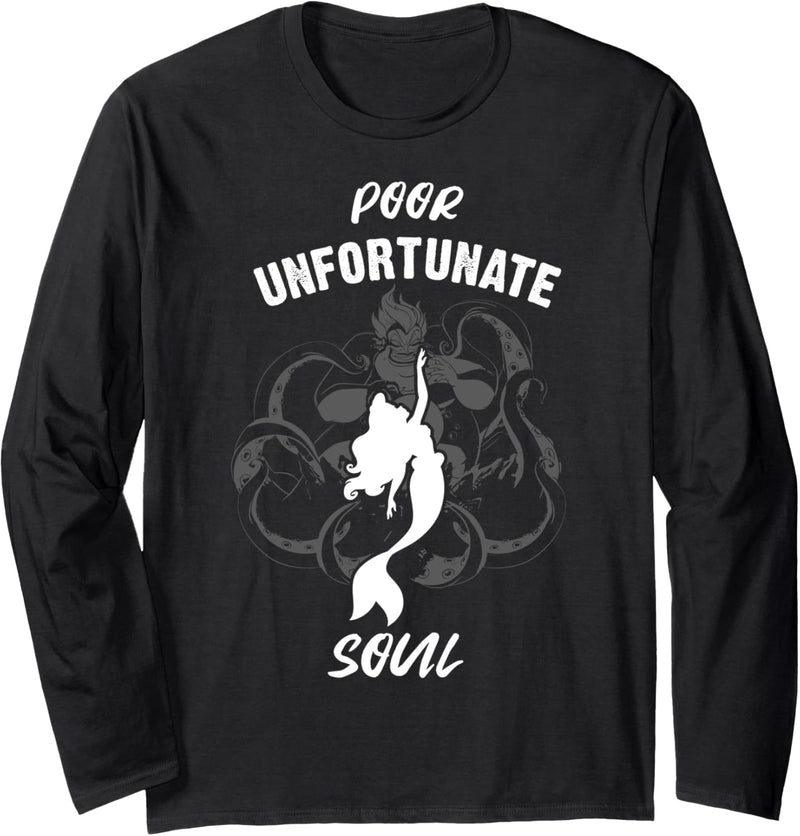 Disney The Little Mermaid Ariel Ursula Poor Unfortunate Soul Langarmshirt