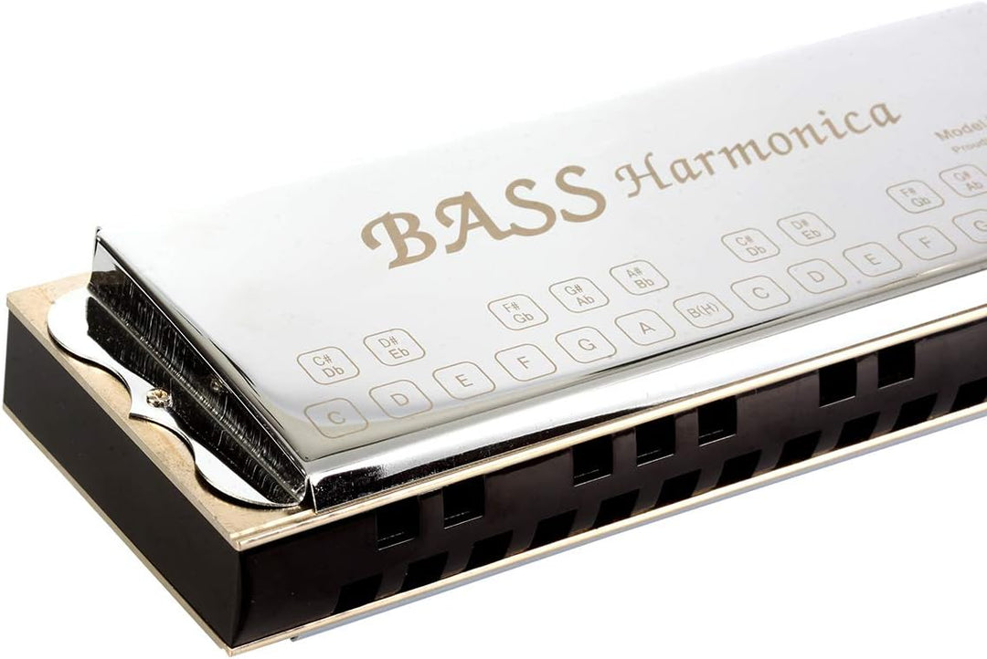 East Top Upgrade Bass Mundharmonika Für Erwachsene, professionelle Bandspieler und Studenten NE01, N