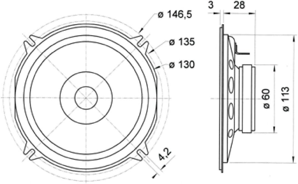 Visaton 2061 Lautsprecher für MP3 & iPod schwarz