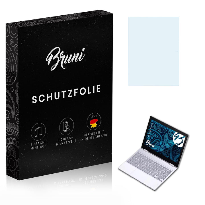 Bruni Schutzfolie kompatibel mit Google Pixelbook Folie, glasklare Displayschutzfolie (2X)