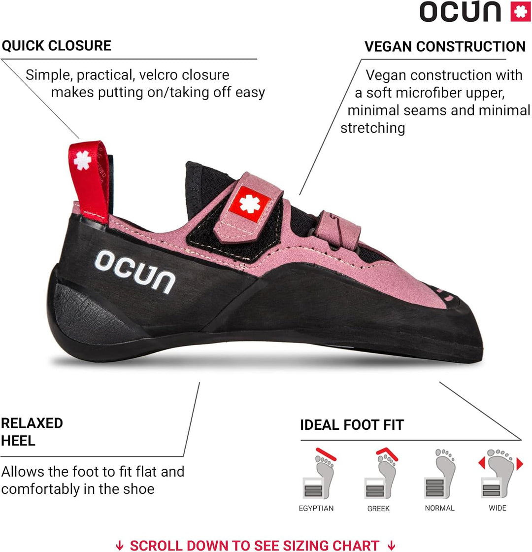 Ocun Herren Kletterschuhe Striker Qc für Einsteiger bis Fortgeschrittene, verschiedene Fussformen, K