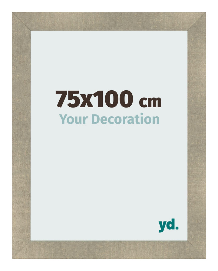yd. Your Decoration - Bilderrahmen 75x100 cm - Gold Antik - Bilderrahmen aus MDF mit Acrylglas - Ant
