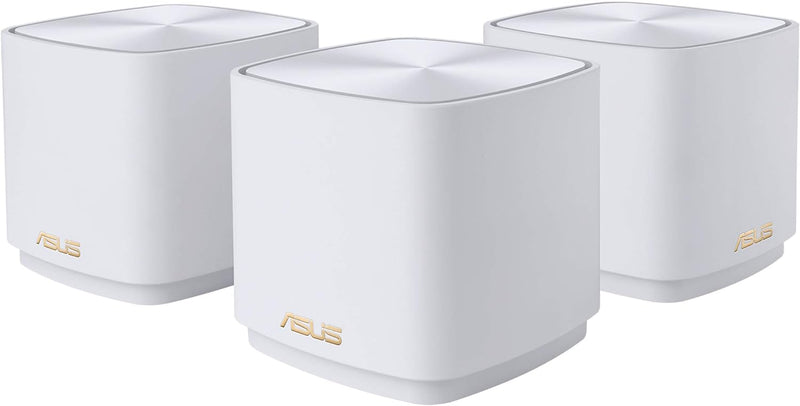 ASUS ZenWiFi XD5 AX3000 3er Set Weiss (Whole-Home Mesh WiFi 6 System, Abdeckung von bis zu 465m², 16