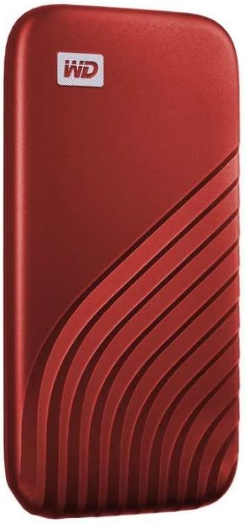 WD My Passport SSD 1 TB mobiler SSD Speicher (NVMe-Technologie, USB-C und USB 3.2 Gen-2 kompatibel,