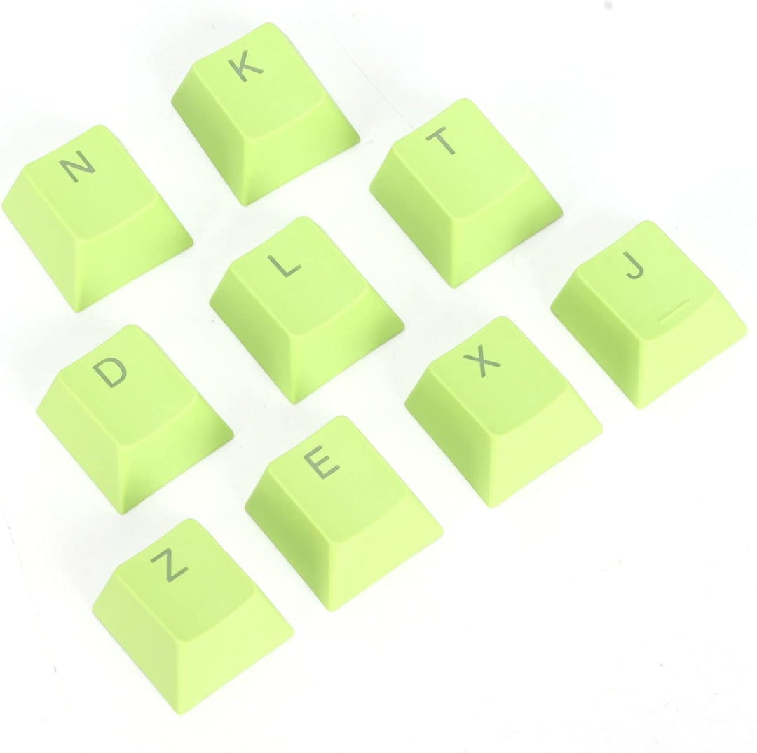 Jenngaoo Keycaps Keyset, PBT-Tastenkappen Ergonomisches Design Ölbeständig Bunte 108 Taste Videospie