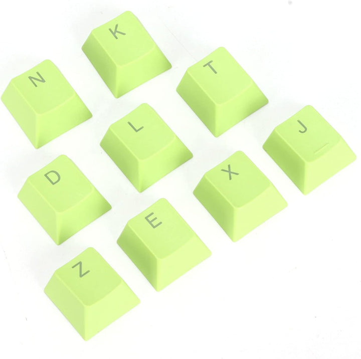 Jenngaoo Keycaps Keyset, PBT-Tastenkappen Ergonomisches Design Ölbeständig Bunte 108 Taste Videospie