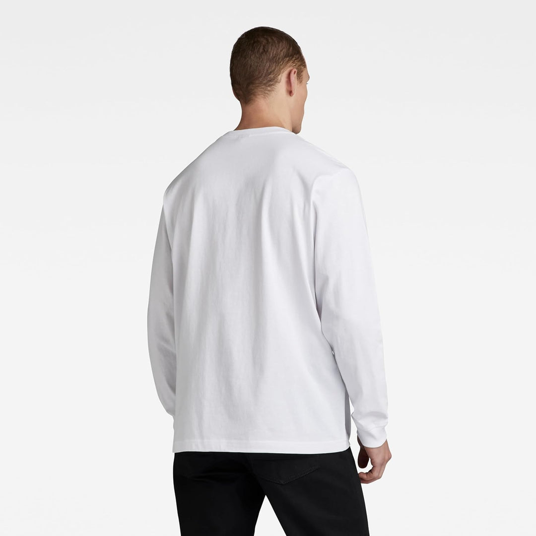 G-Star RAW Herren Eighty Nine Graphic Loose T-Shirt T-Shirt L Weiss (White D23886-c336-110), L Wei&#