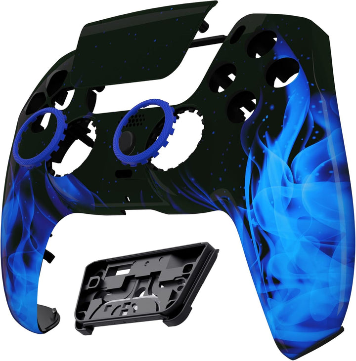 eXtremeRate Luna Re-Design Front Hülle für ps5 Controller BDM-010/020/030/040/050, Ersatzgehäuse&Tou