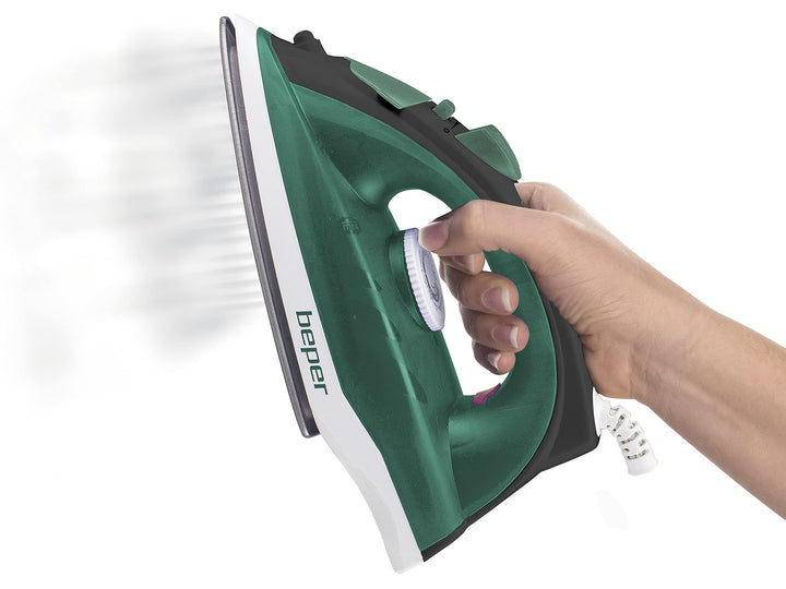 BEPER P204FER004 Bügeleisen, 2200W, 150ml Fassungsvermögen, 0-15g/min - Dampf 0,5g, einstellbare Tem