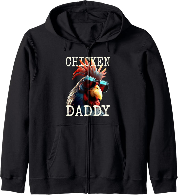 Chicken Daddy Hühner Vater Landwirt Geflügelzüchter Vatertag Kapuzenjacke