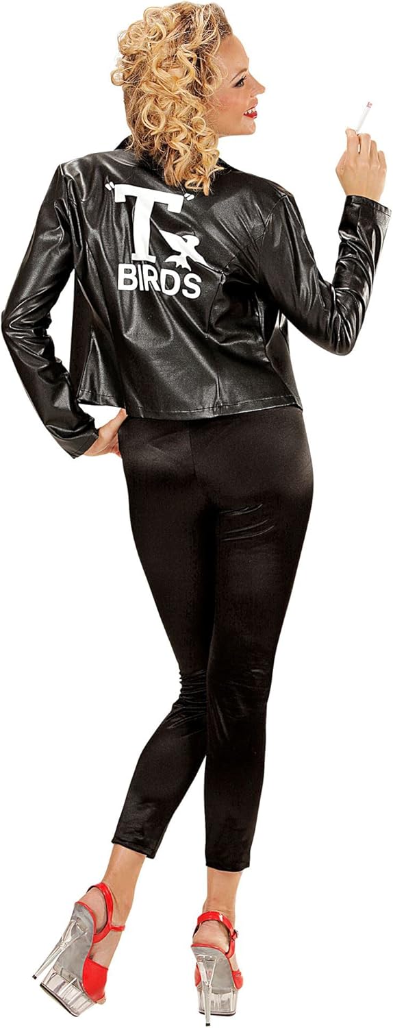 WIDMANN 97373 COSTUME GREASER GIRL SANDY NERA L #9737, L