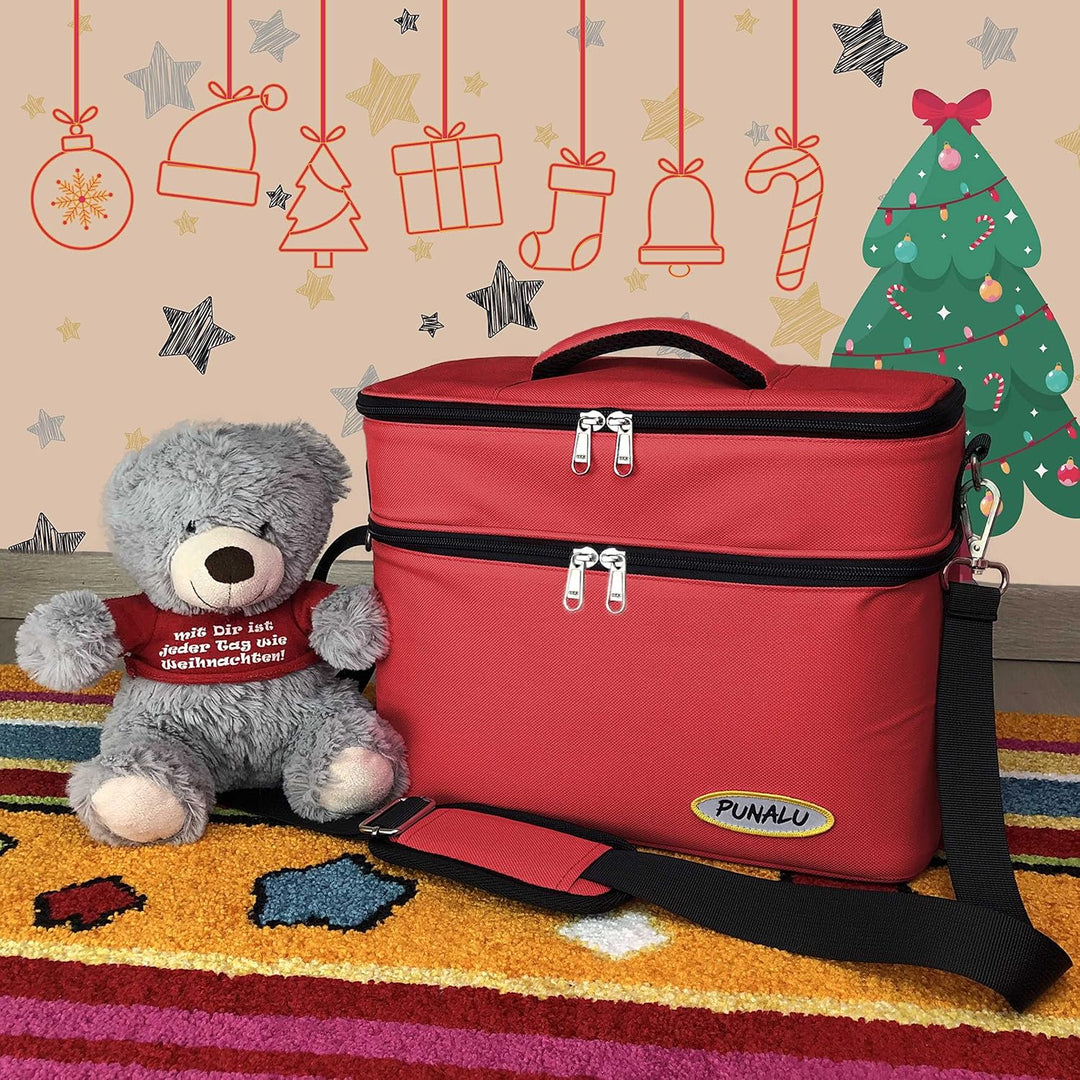 Toniebox Tasche XL kompatibel mit Toniebox 1 & 2 – Platz für bis zu 68 Hörfiguren, Kopfhörer & Lades