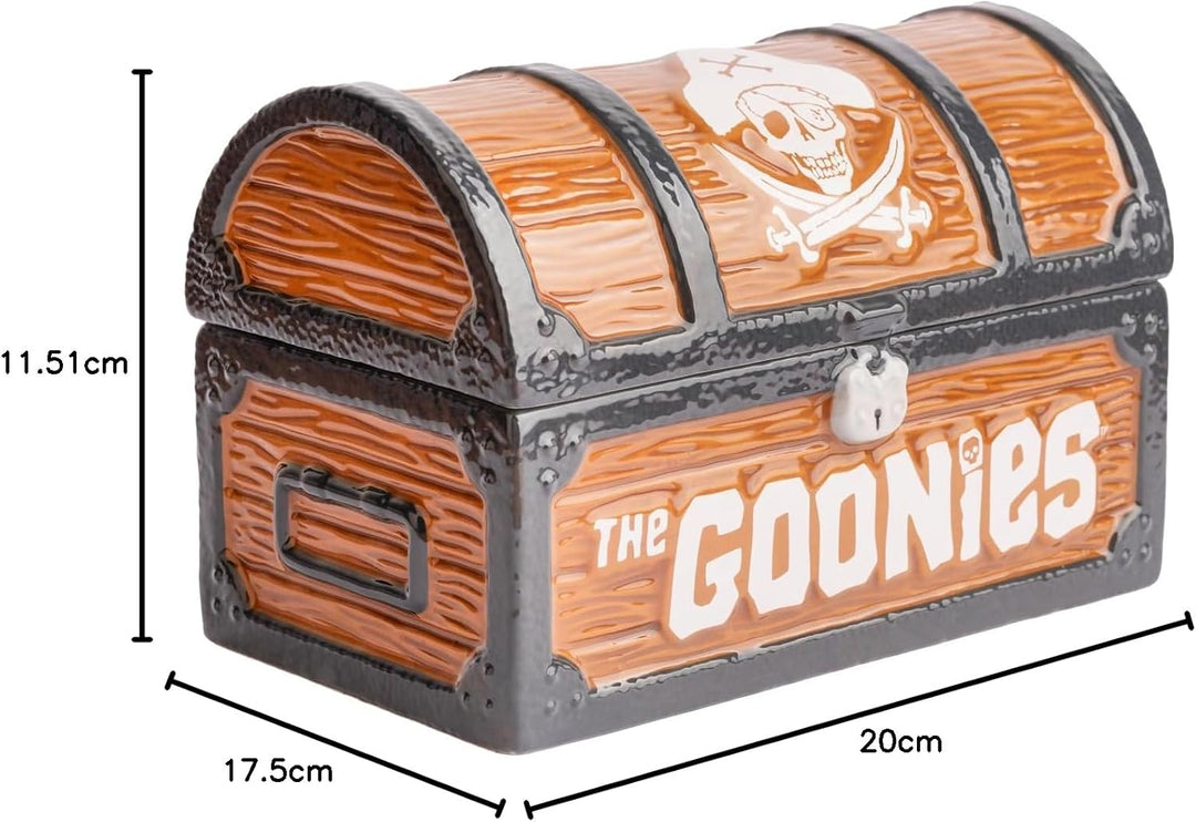 Grupo Erik Keksdose Keramik The Goonies - Aufbewahrungsbox mit Deckel Keksglas Gross 20 x 11,5 x 13,