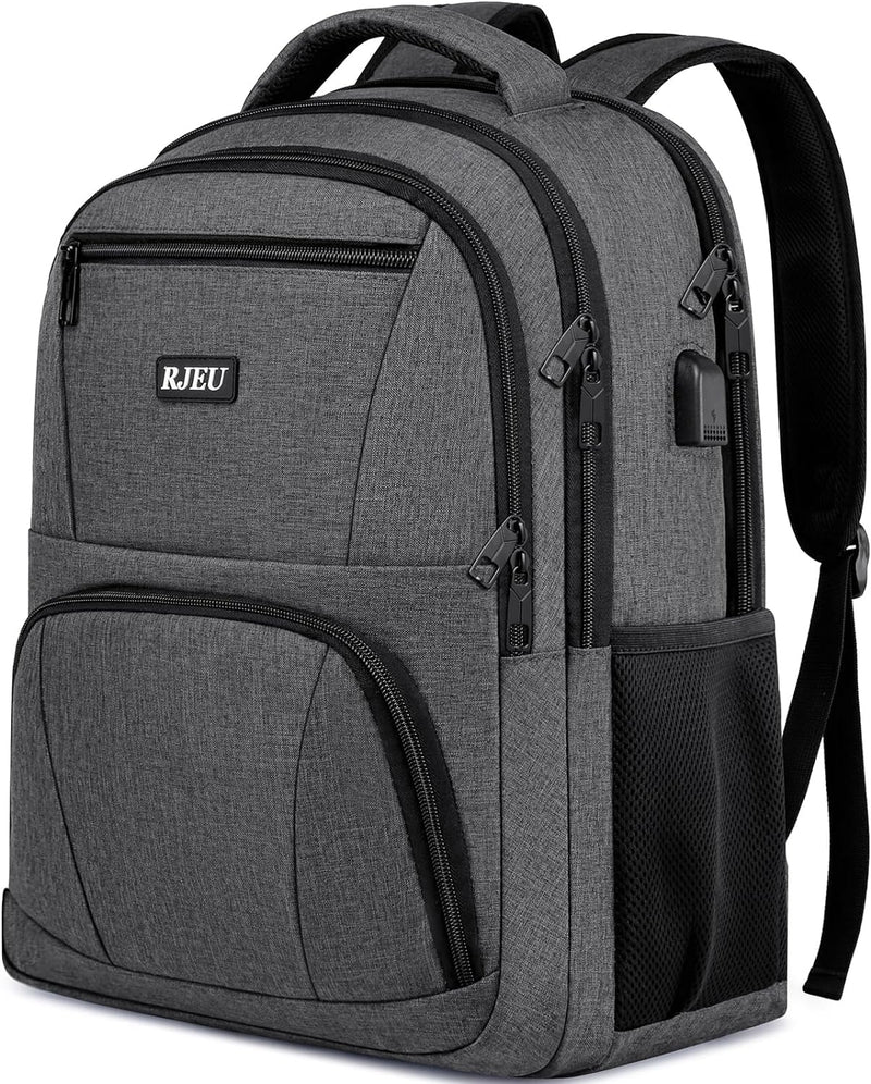 Rucksack Herren für Schule Laptop Rucksack 17,3 Zoll, Schulrucksack Jungen Teenager wasserdichte mit