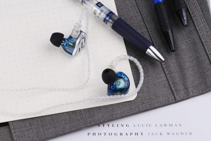 Linsoul KZ Zax 1DD+7BA Hybrid Driver HiFi in-Ear Earphones with Zin Alloy Shell, Detachable 2 Pin 0.